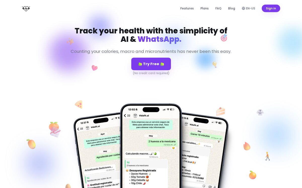 VidaFit — App de nutrición con IA